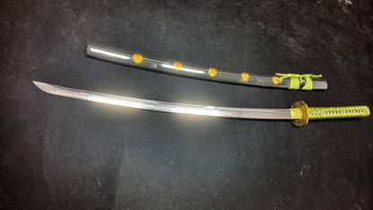 T10 (cover the soil and burn the blade to form a special pattern)katana