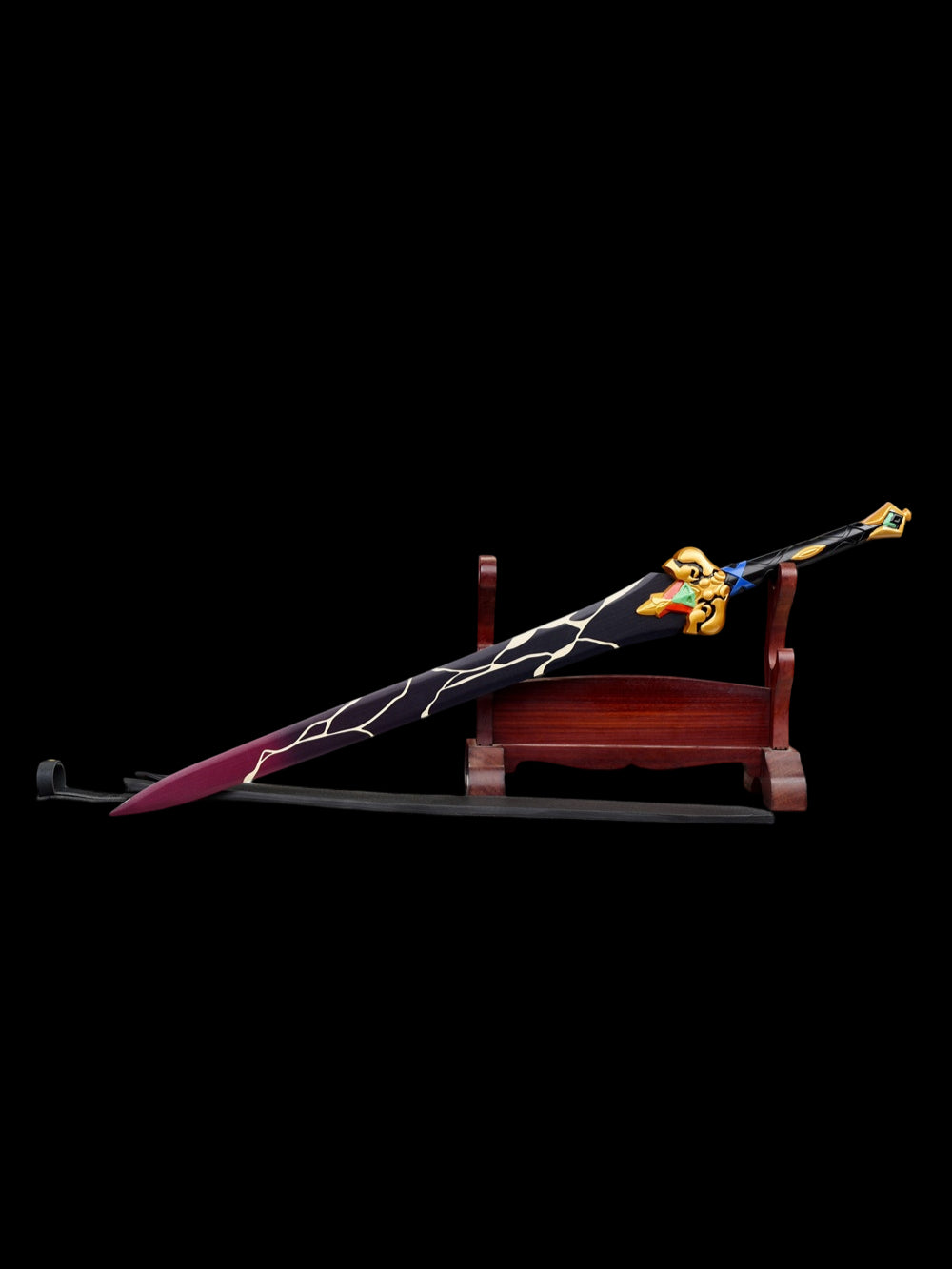Stainless Steel Fragmented Blade Honkai Star Rail Blade Cosplay Sword, Unsharpened Replica Prop for Collection & Cosplay
