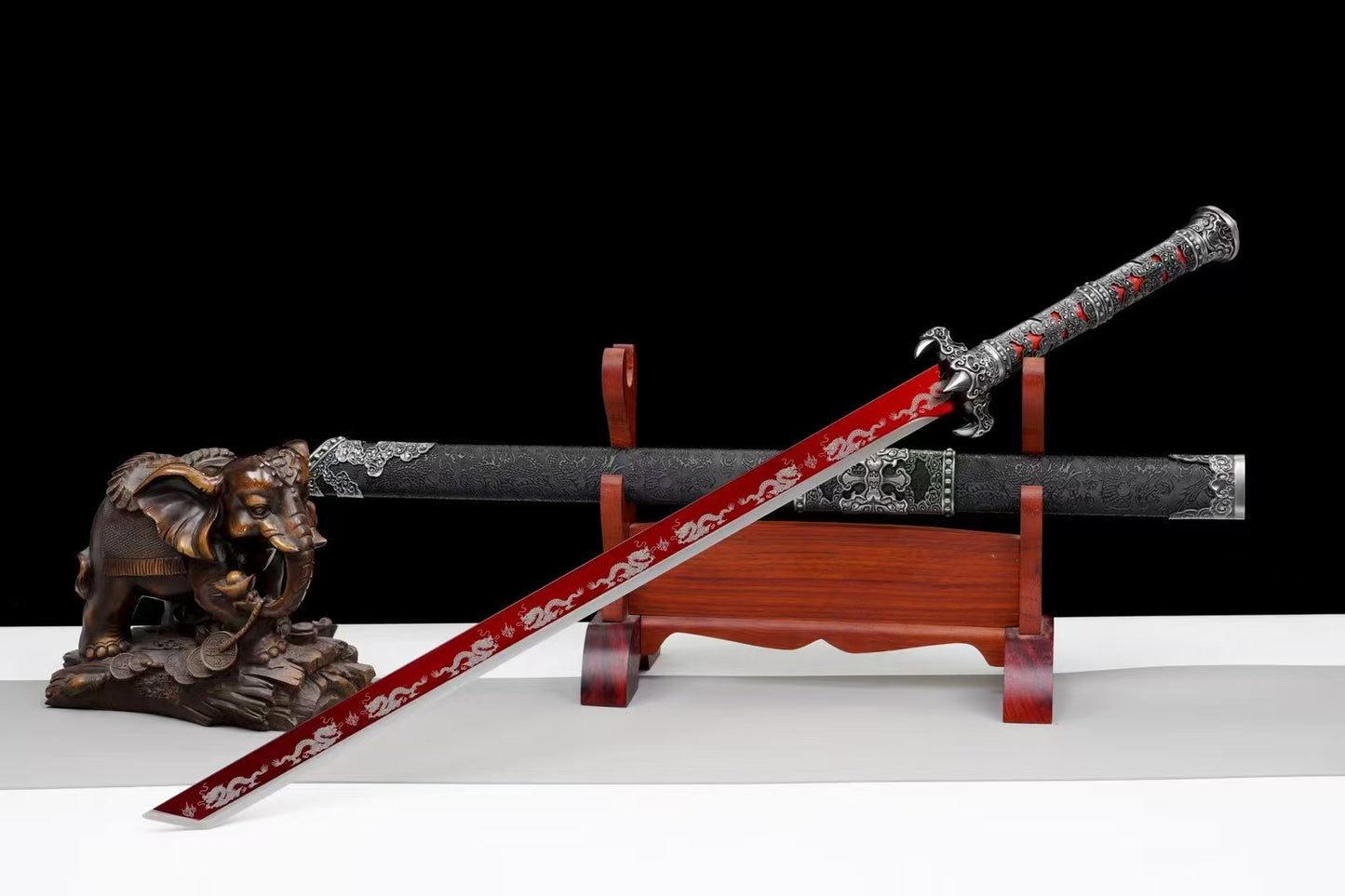 Sky-Splitting Tang Sword Red Blade Sword-裂空唐横刀