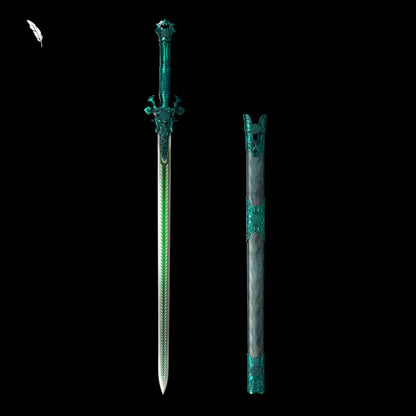 Demon Sword ~ Azure Flame (Forged from High Manganese Steel)青炎