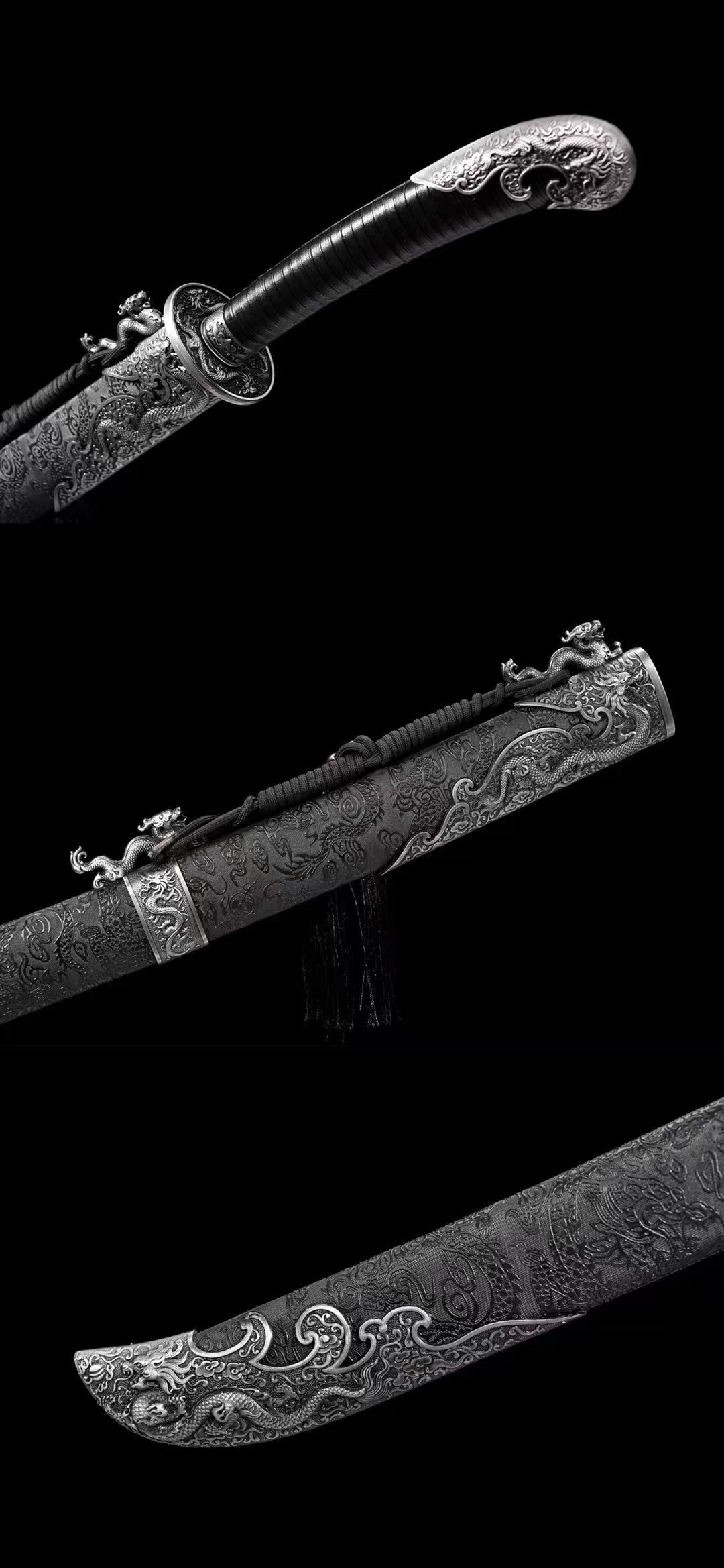 Waist knife dragon knife游龙雁翎刀二代
