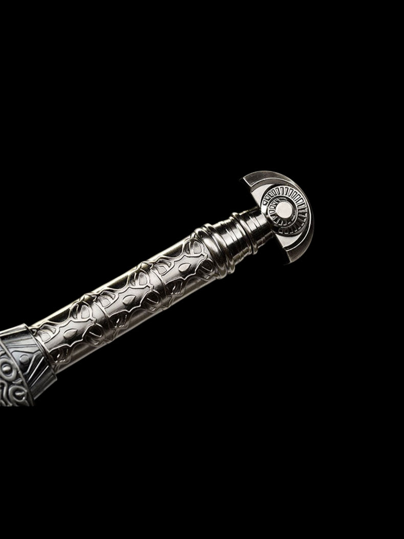 Elden Ring Miquellan Knight Sword & Greatsword Stainless Steel Replica, Unsharpened Cosplay Weapon for Collection & Display
