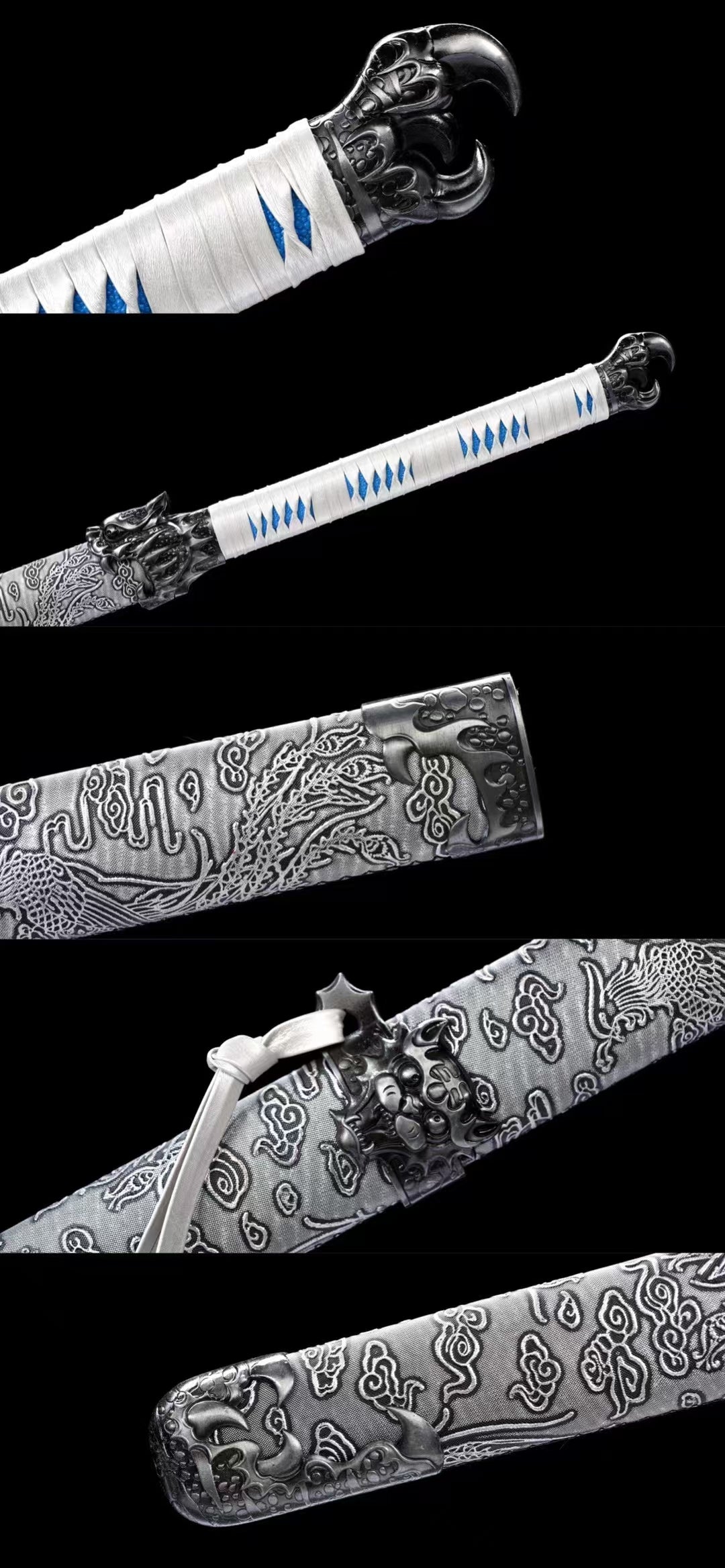 Manganese steel forging process（Fantasy sword, White Tiger Sword） 冰晴白虎