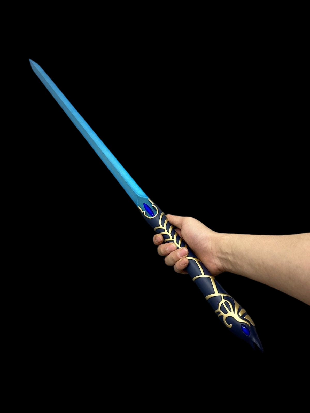 Blue Phoenix (Stainless Steel) — Blunt Blade (Unsharpened)