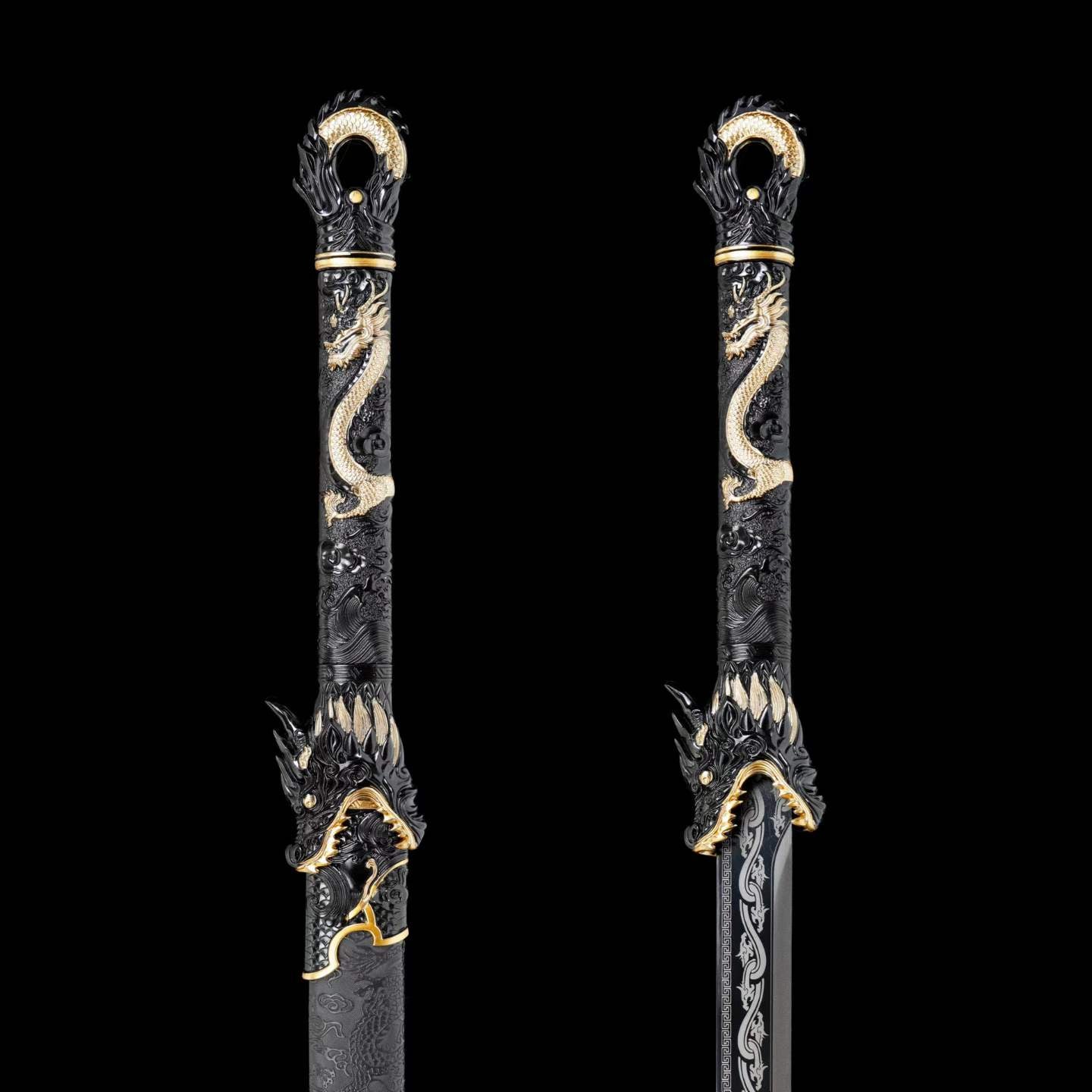 Dragon Scale Warblade (Forged from High-Manganese Steel)龙鳞战刃