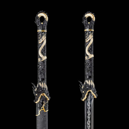 Dragon Scale Warblade (Forged from High-Manganese Steel)龙鳞战刃