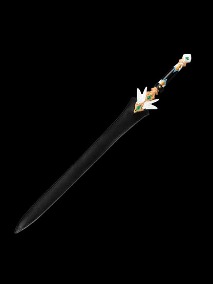 Honkai Star Rail Yanqing Flying Sword Stainless Steel Cosplay Weapon, Unsharpened Replica Prop for Collection & Cosplay