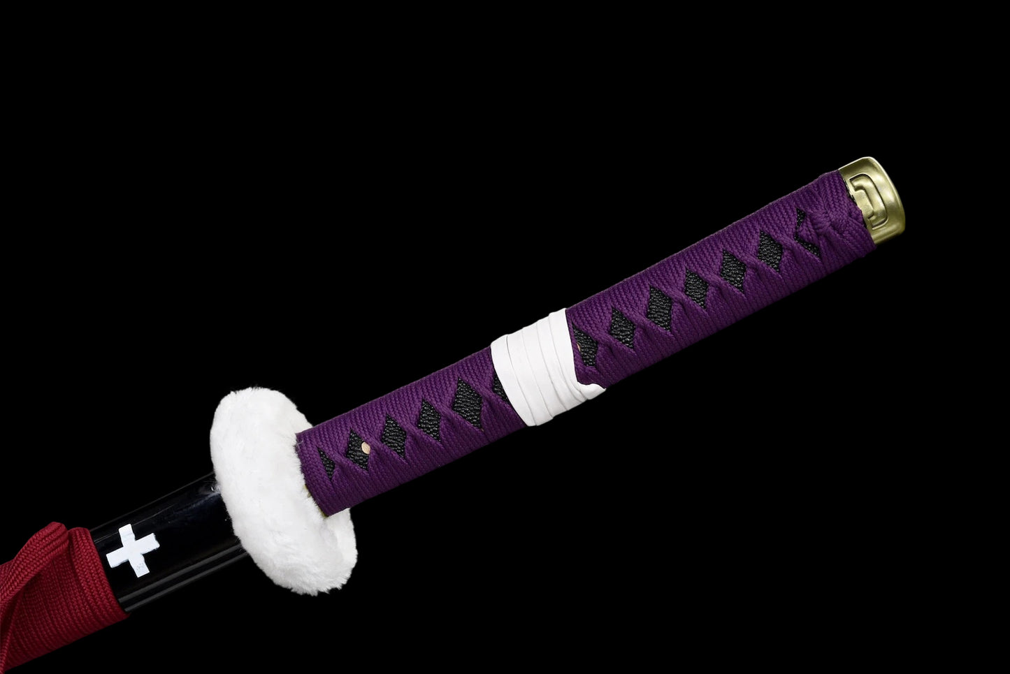 Kikoku Katana, One Piece Trafalgar Law Sword, Full Tang 1095 High Carbon Steel Forged Sharp Blade