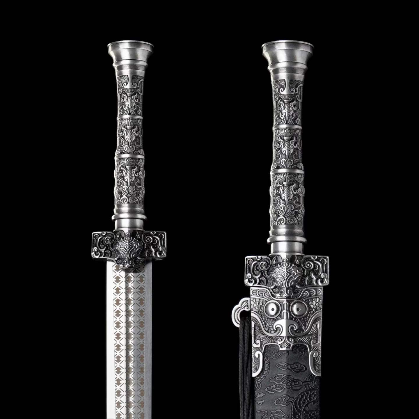 Chu Sword — Frost Spirit (Forged Manganese Steel)楚剑～霜魄