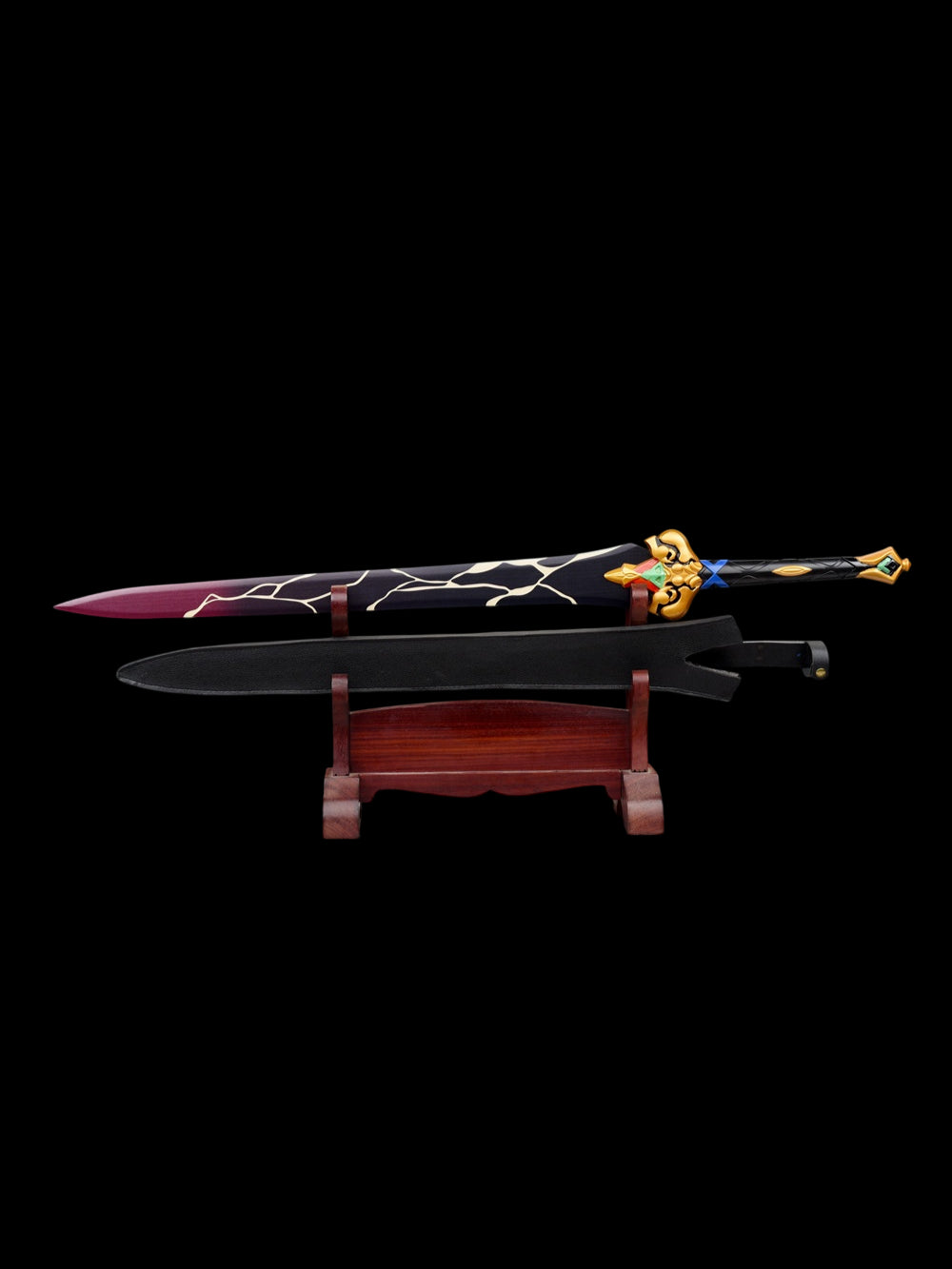 Stainless Steel Fragmented Blade Honkai Star Rail Blade Cosplay Sword, Unsharpened Replica Prop for Collection & Cosplay