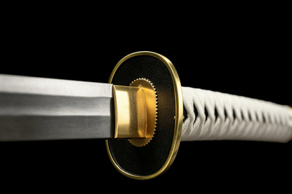 Wado Ichimonji Katana, One Piece Roronoa Zoro Sword, Full Tang 1095 High Carbon Steel Forged Sharp Blade