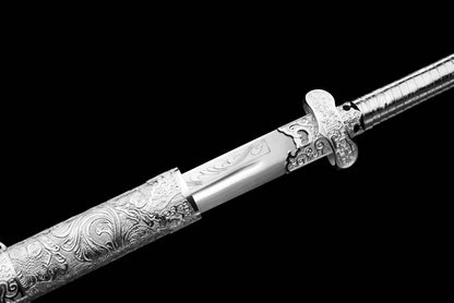 Black Gold Ancient Blade ~ Fuxue (Forged Manganese Steel)拂血