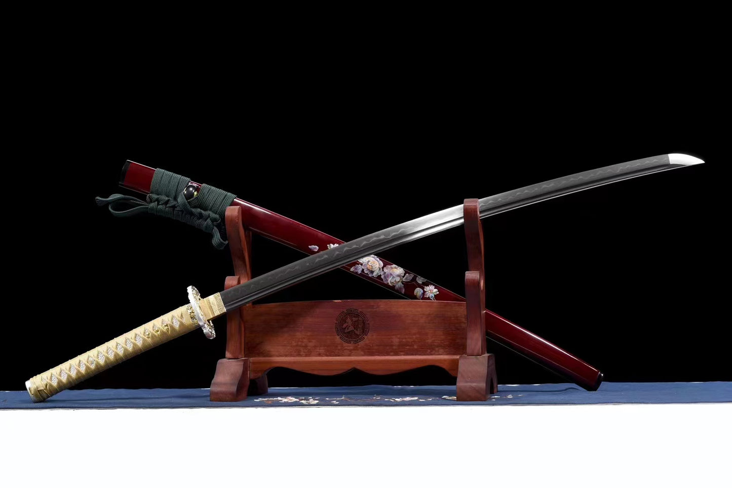 Flower Blade，T10（Clay-covered fire-burning blade）katana