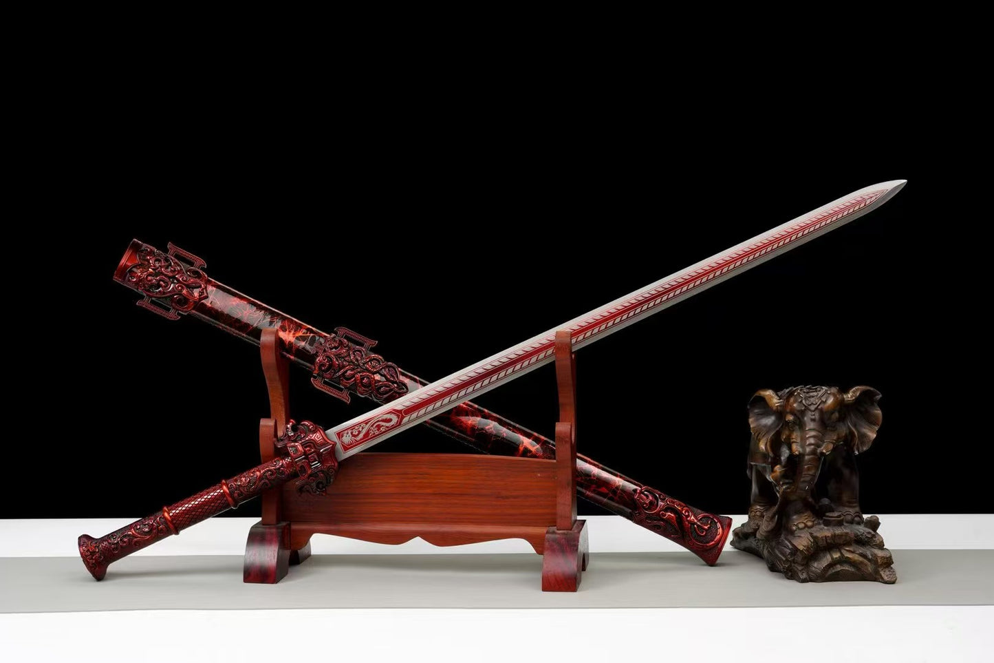 New Great Yue King Sword-Red Lucky Sword-大越王剑