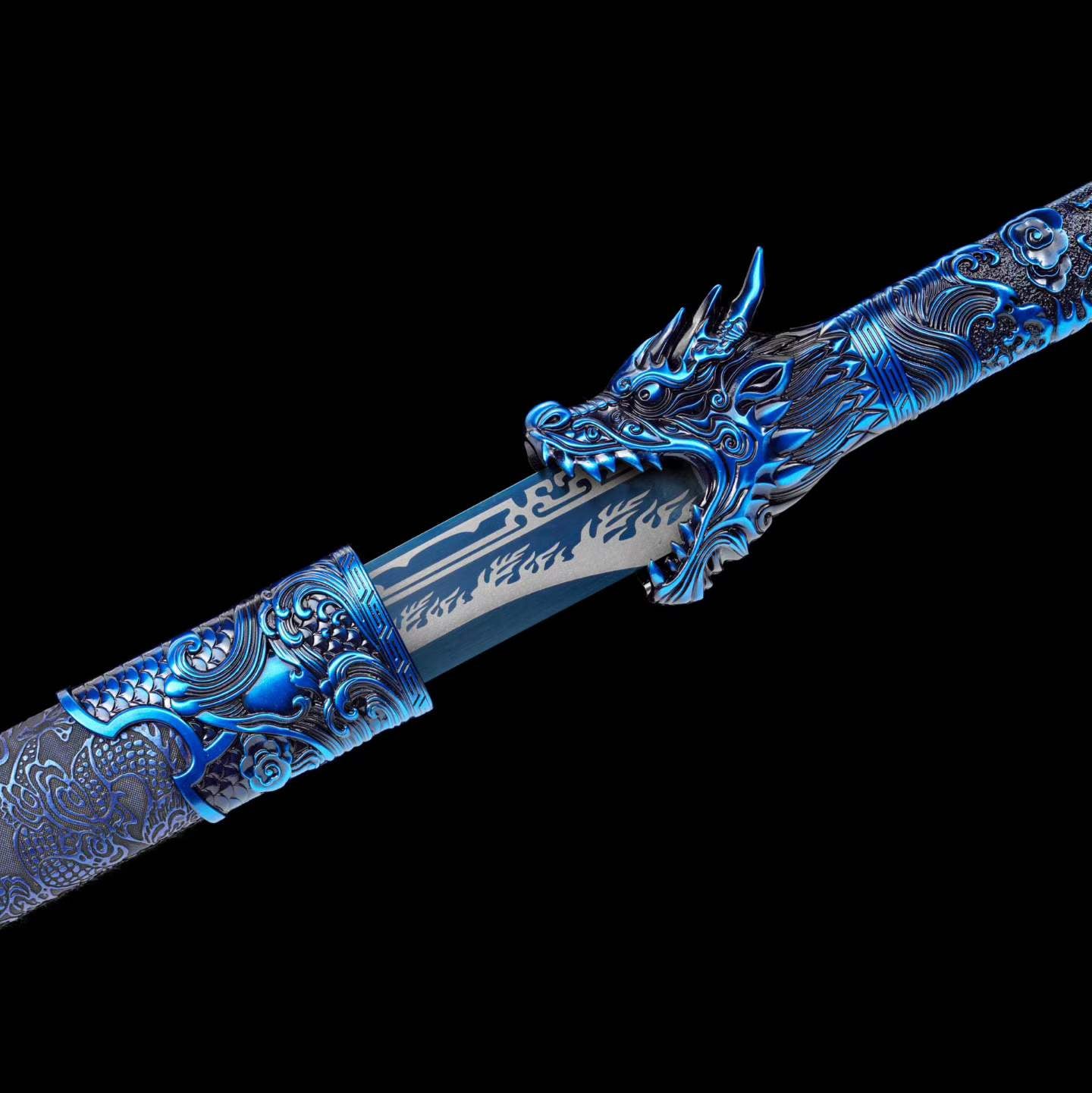 Imperial Blue (forged from high manganese steel)帝青