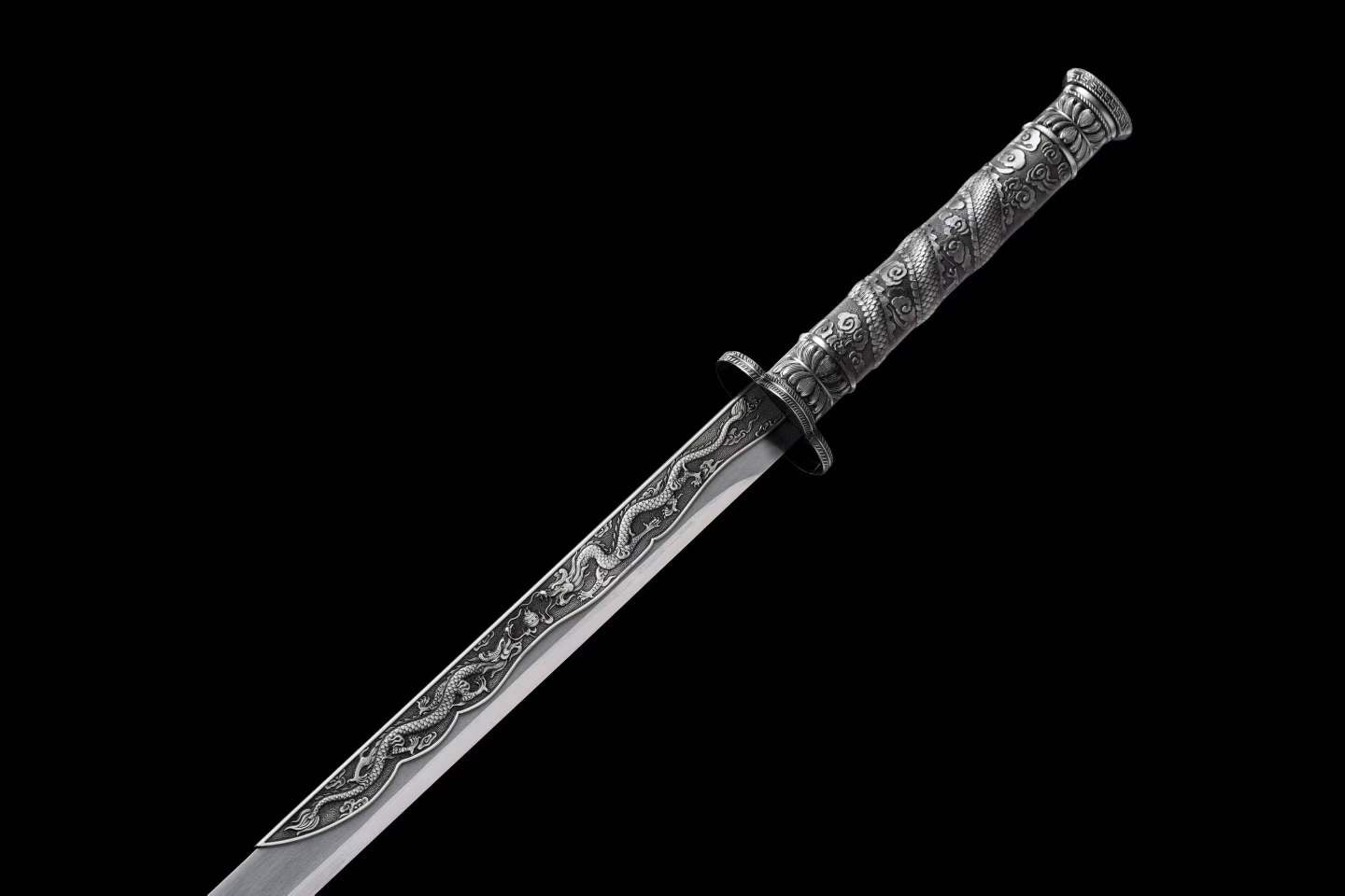 Roar of the Dragon in the Ink Sea (Forged High-Manganese Steel)墨海龙吟