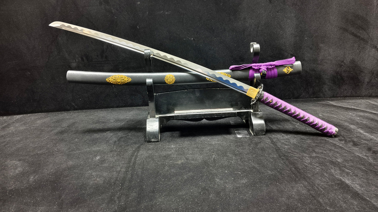 Purple Yama(Spring steel forging process) katana  (c60)