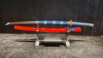 TI0 (covered with soil and burned to create the blade's ripple pattern)katana