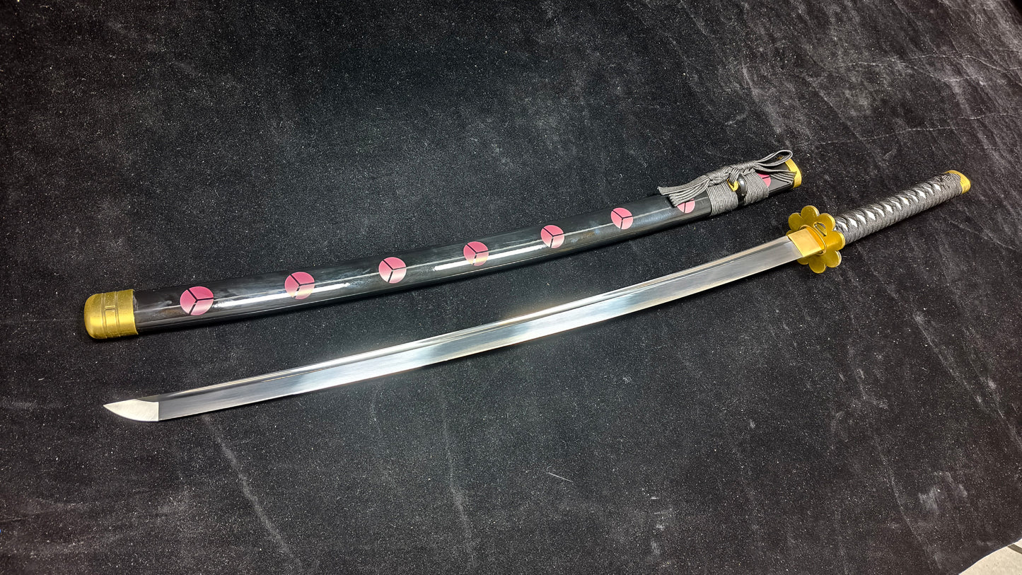 Spring steel forging process,（ One Piece Zoro's sword）katana