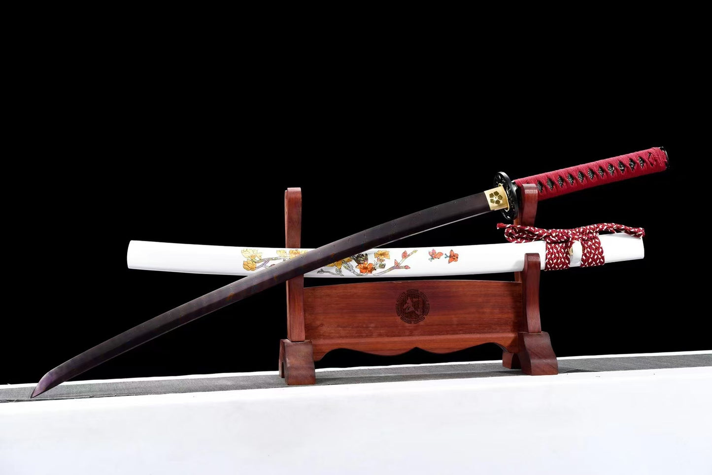 Red Plum（ Pattern steel forging process）katana(B70)