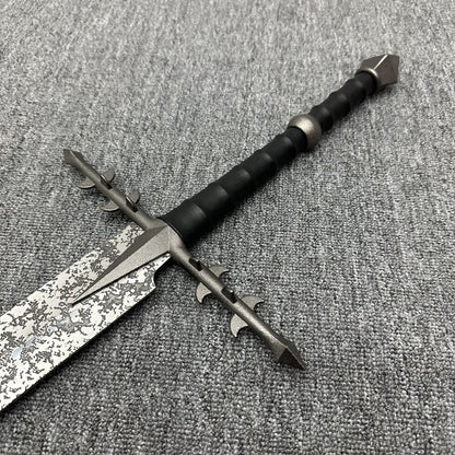 Sorcerer King's Sword (Stainless Steel) Blunt blade; unsharpened.