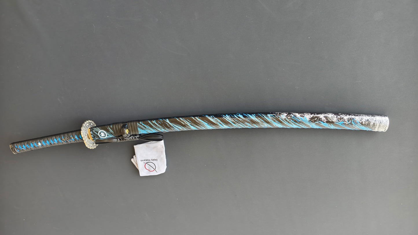 （Spring steel forging process） katana  (C58)