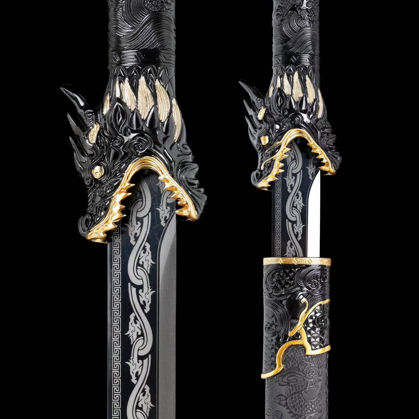 Dragon Scale Warblade (Forged from High-Manganese Steel)龙鳞战刃