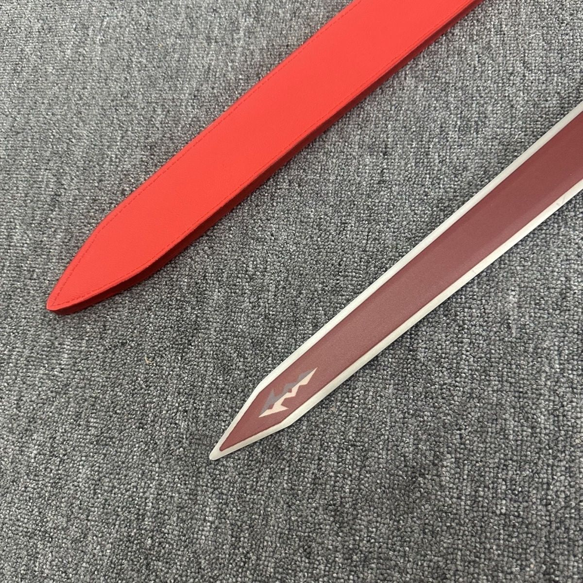 Bathed in Dragon Blood (Stainless Steel) Blunt blade; unsharpened.