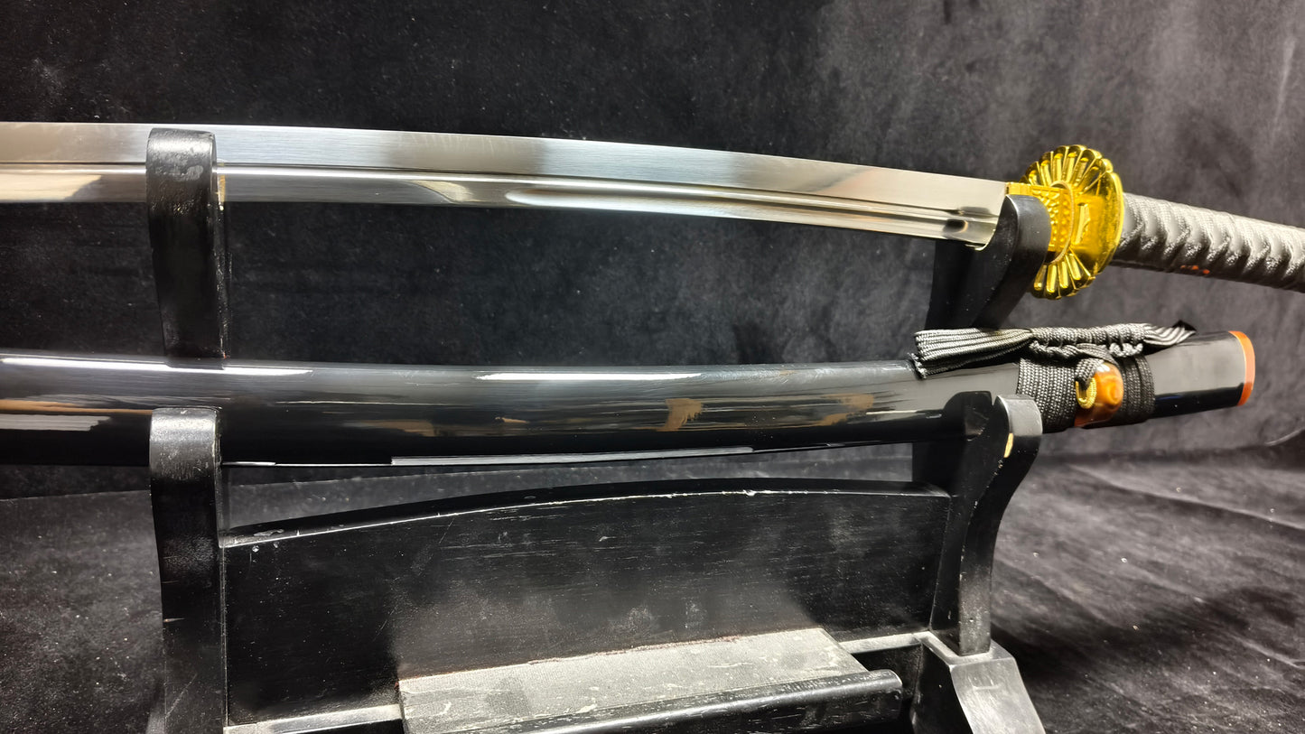 (Spring steel forging process) katana