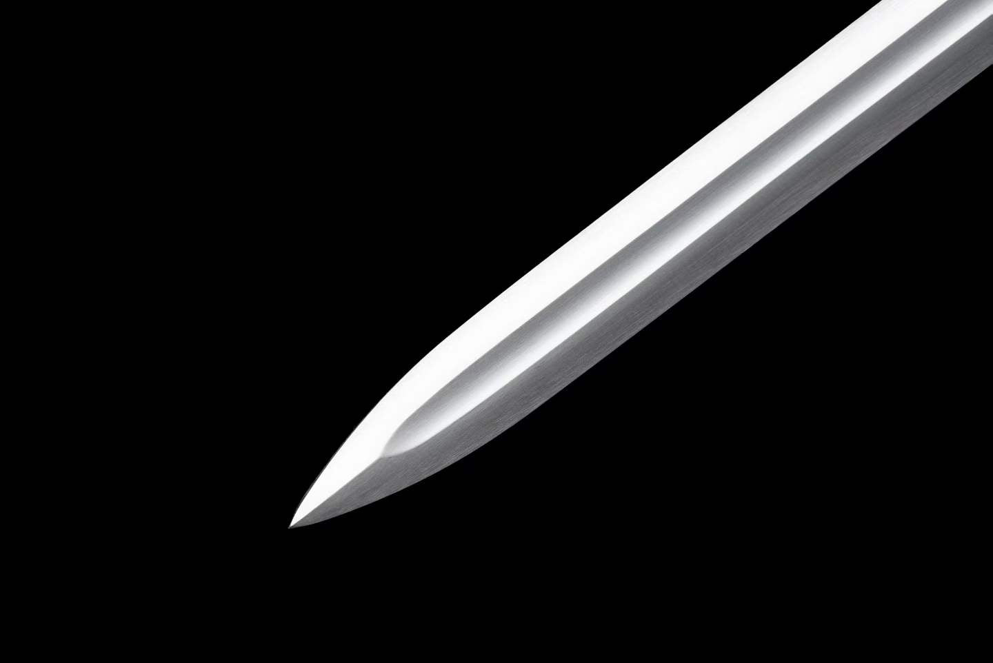 Lock‑Moon Ring‑Pommel Sword, Full Tang Construction, Sharp Blade, High‑Manganese Steel Forged Blade, Premium Dragon‑Phoenix Hardwood Handle And Scabbard, Historical Replica Collectible Sword