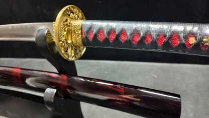 red feather warrior（Medium carbon steel forging process）katana