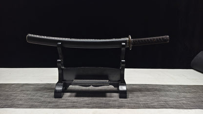 Spring steel forging process, hand-sewn leather sheath，katana