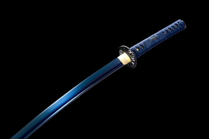 black moon（Spring steel forging process, high-temperature baking paint and baking blue）katana