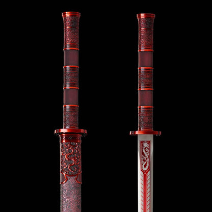 Luochen Sword (Forged from High-Manganese Steel)落尘剑