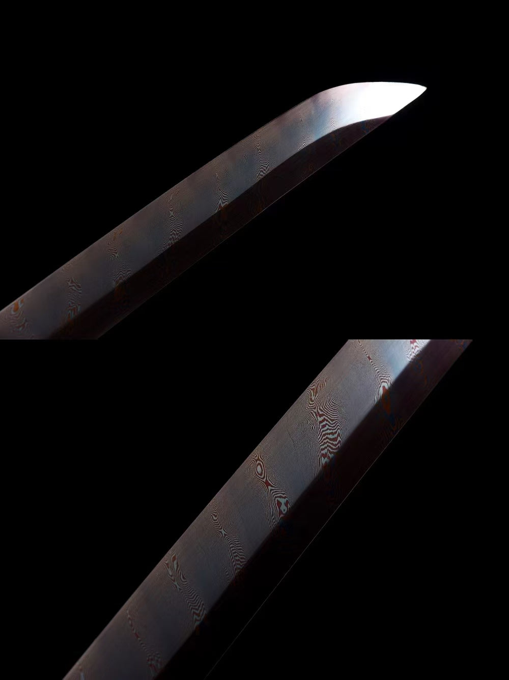 Red Plum（ Pattern steel forging process）katana(B70)