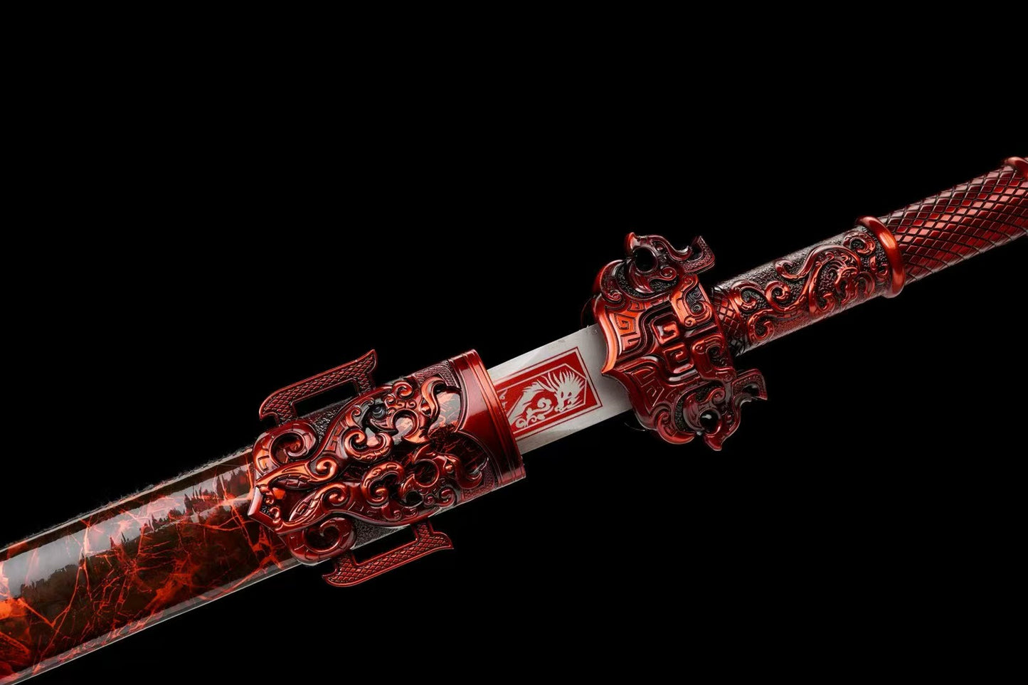 New Great Yue King Sword-Red Lucky Sword-大越王剑