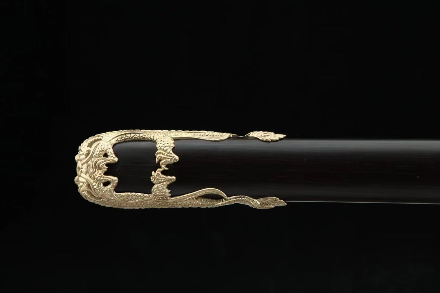water dragon（Patterned Steel Forged-Ebony Scabbard）