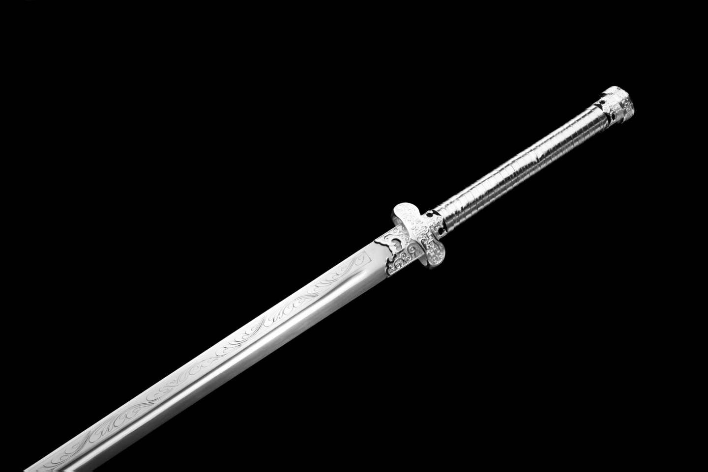 Black Gold Ancient Blade ~ Fuxue (Forged Manganese Steel)拂血