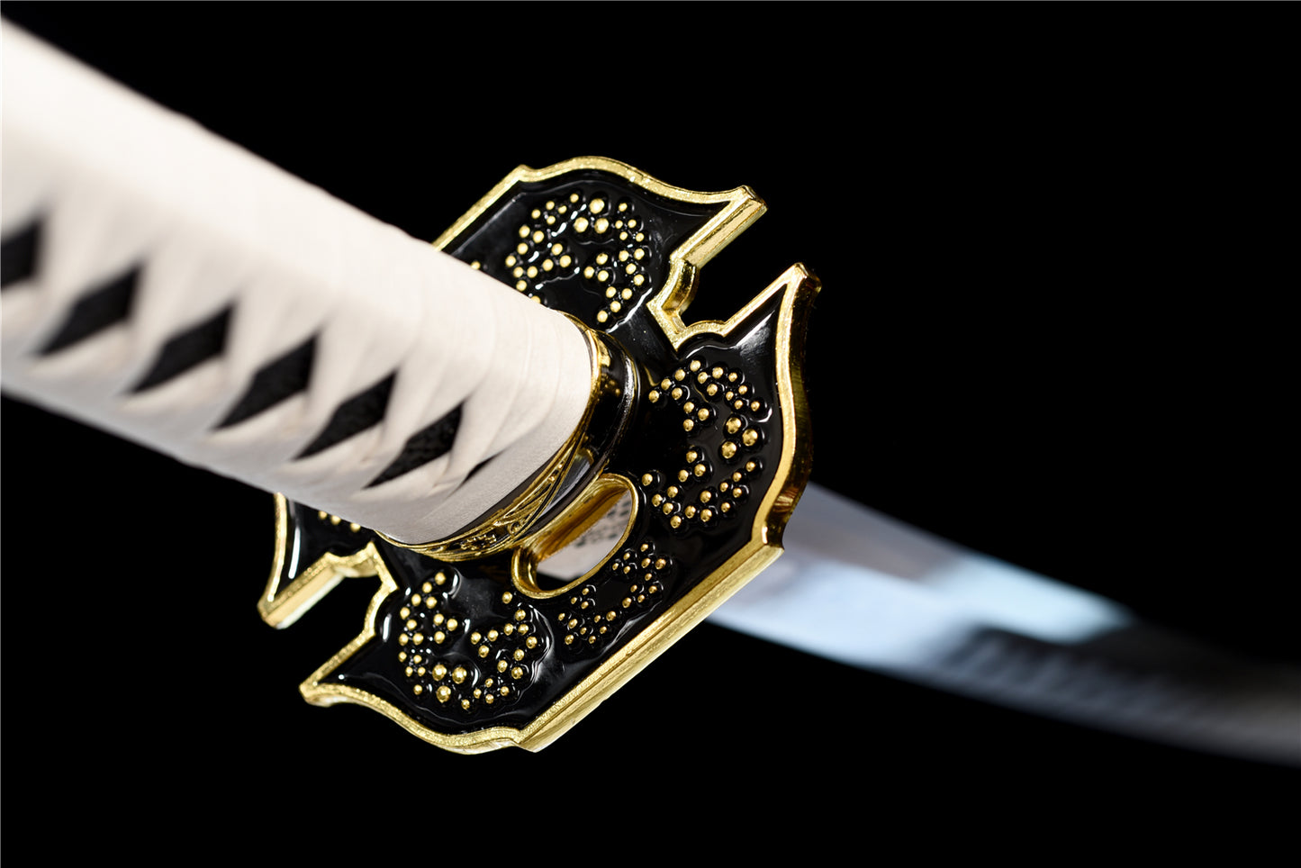 Yamato Katana, Devil May Cry 5 Vergil Sword, Full Tang Forged Manganese Steel Blackened Blade, High Game Restoration, Sharp Blade