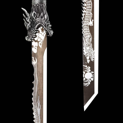 Dragon Emperor's Battle Blade (Forged from High-Manganese Steel)龍皇战刃