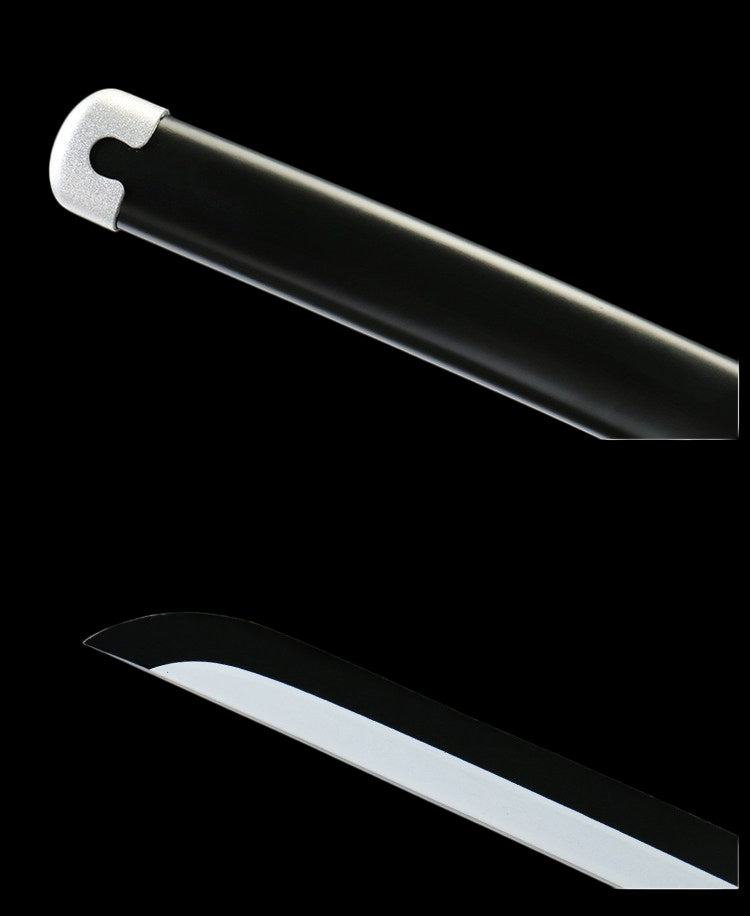 Demon Slayer Tanjiro Kamado Hinokami Kagura Nichirin Sword, Full Tang Forged 1095 High Carbon Steel, Sharp Blade