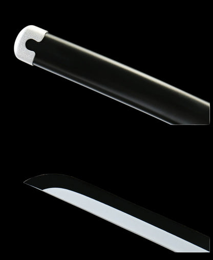 Demon Slayer Tanjiro Kamado Hinokami Kagura Nichirin Sword, Full Tang Forged 1095 High Carbon Steel, Sharp Blade