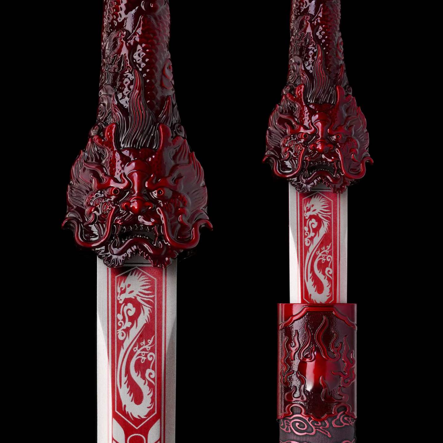 Dragon King Sword (Forged from High-Manganese Steel)龍啸九天