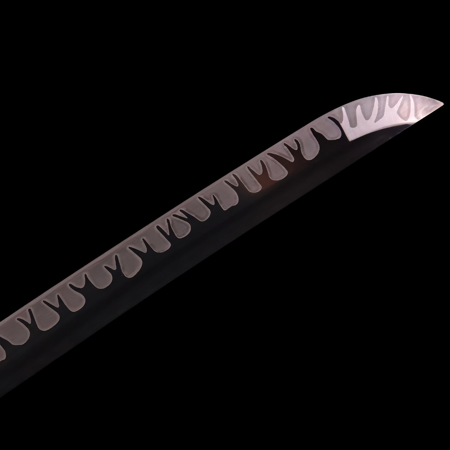 Yamato Katana, Devil May Cry 5 Vergil Sword, Full Tang Forged T10 High Carbon Steel, Mirror Polished Sharp Blade, Copper Fittings, Real Habaki
