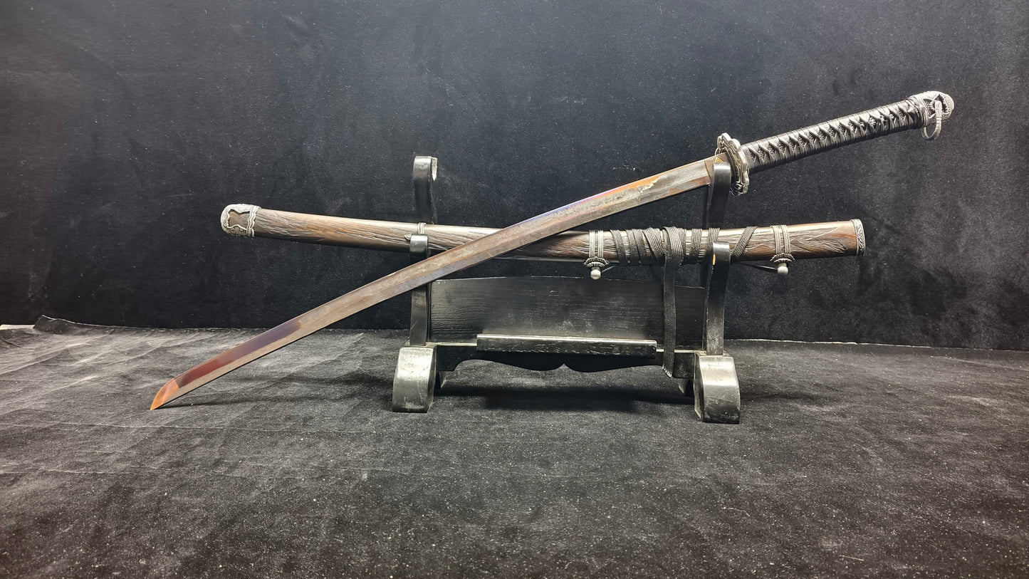 （Spring steel forging process）katana