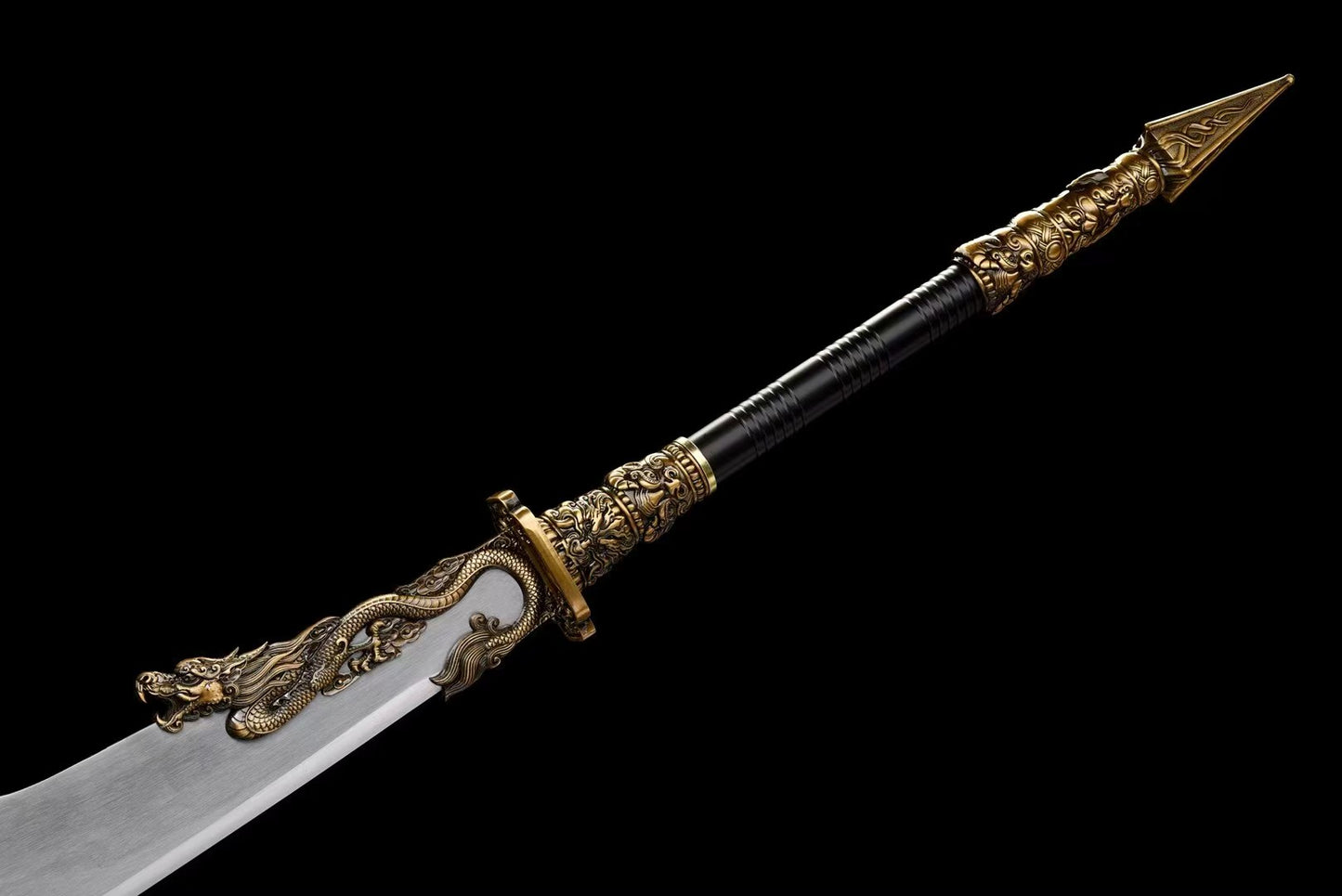 Qinglong broadsword with short handle 青龙大刀短柄款