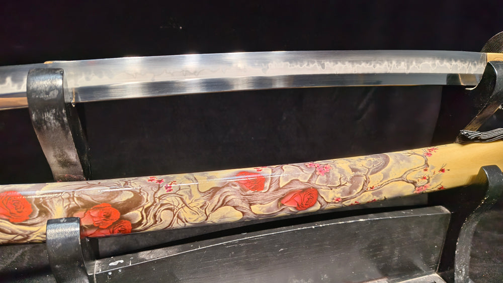 T10（Covered with soil and burned to create the blade's special pattern）katana