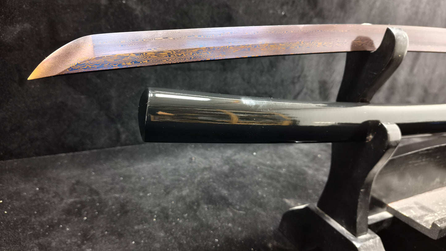 (Patterned steel forging process) katana