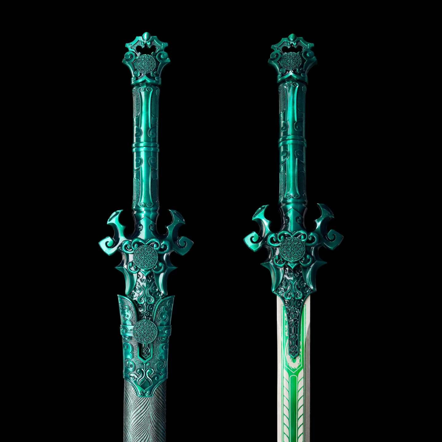 Demon Sword ~ Azure Flame (Forged from High Manganese Steel)青炎