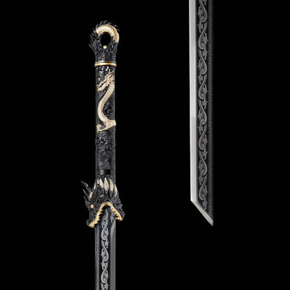 Dragon Scale Warblade (Forged from High-Manganese Steel)龙鳞战刃